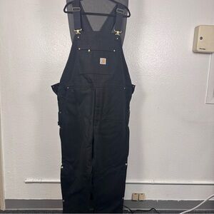 Carhartt Men's Firm Duck Insulated Bib Overall Relaxed Fit NWOT Size 2XL
